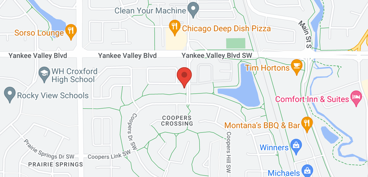 map of #127 100 COOPERS CM SW